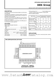 M38064M9-XXXGP datasheet pdf Mitsubishi Electric Corporation