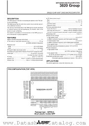 M38204M4DXXXGP datasheet pdf Mitsubishi Electric Corporation
