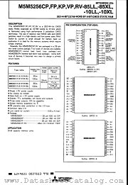 M5M5256CKP-85LX datasheet pdf Mitsubishi Electric Corporation