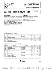 ML4011C datasheet pdf Mitsubishi Electric Corporation