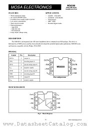 MS6308 datasheet pdf MOSA Electronics