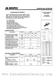 S10C100A datasheet pdf MOSPEC Semiconductor