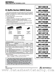 MC14081BCL datasheet pdf Motorola