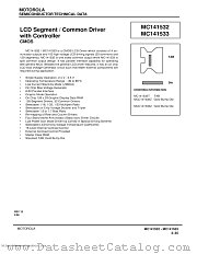MC141533T datasheet pdf Motorola
