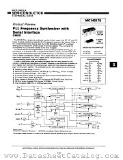 MC145170P datasheet pdf Motorola