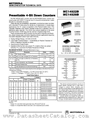 MC14526BDW datasheet pdf Motorola