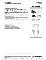 MC145444H datasheet pdf Motorola