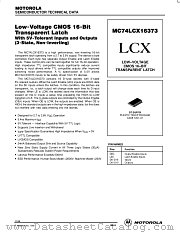 MC14LC5472FU datasheet pdf Motorola