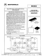 MC34018FN datasheet pdf Motorola