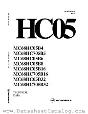 MC68HC705B16VFN datasheet pdf Motorola