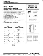 MC74HC126AN datasheet pdf Motorola