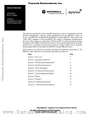MPC8247CVRM datasheet pdf Motorola
