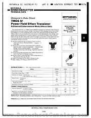 MTP3055EL datasheet pdf Motorola