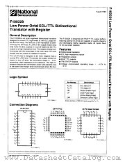 100329QCQR datasheet pdf National Semiconductor
