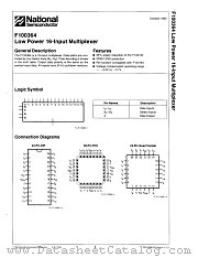 100364QMQB datasheet pdf National Semiconductor