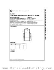 54AC541MDA datasheet pdf National Semiconductor