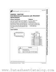 54ACT245DM datasheet pdf National Semiconductor