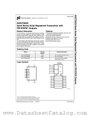 54ACTQ543MW8 datasheet pdf National Semiconductor