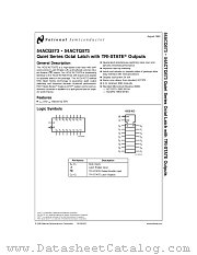 54ACTQ573MDA datasheet pdf National Semiconductor