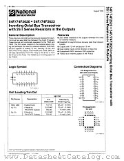 54F2623SMQB datasheet pdf National Semiconductor