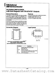 54LS295ADMQB datasheet pdf National Semiconductor