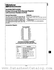 54LS299FMQB datasheet pdf National Semiconductor