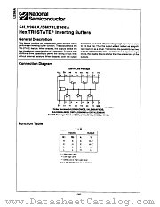 54LS366AFMQB datasheet pdf National Semiconductor