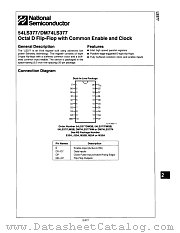 54LS377LMQB datasheet pdf National Semiconductor