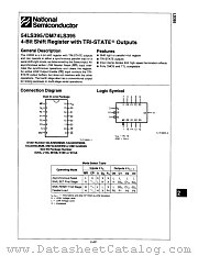 54LS395FMQB datasheet pdf National Semiconductor