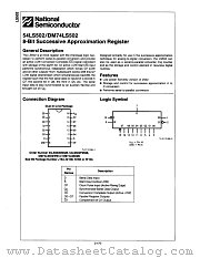 54LS502FMQB datasheet pdf National Semiconductor