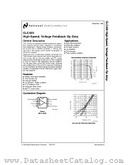 CLC420AWG-MPR datasheet pdf National Semiconductor