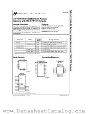 74F189PC datasheet pdf National Semiconductor