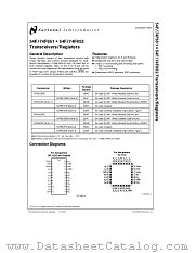 74F652SC datasheet pdf National Semiconductor
