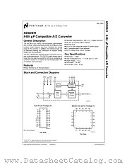 ADC0841CCJ datasheet pdf National Semiconductor