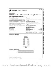 ADC1038CIWMX datasheet pdf National Semiconductor