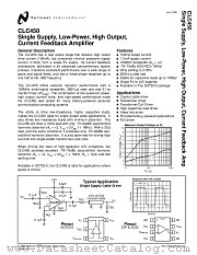 CLC450AJP datasheet pdf National Semiconductor
