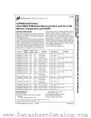 COP884EGN datasheet pdf National Semiconductor
