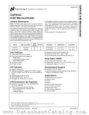 COPCH912-FET_WM datasheet pdf National Semiconductor