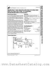 DAC1232LCWMX datasheet pdf National Semiconductor