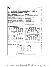 DM54174J_883 datasheet pdf National Semiconductor
