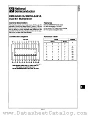 DM54LS451AJ datasheet pdf National Semiconductor