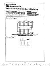 DM74LS453AJ datasheet pdf National Semiconductor