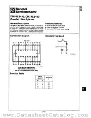 DM74LS453J datasheet pdf National Semiconductor