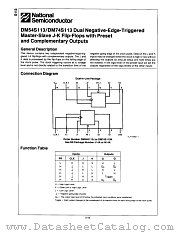 DM74S113N datasheet pdf National Semiconductor