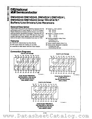 DM74S244WM datasheet pdf National Semiconductor