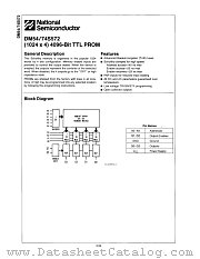 DM74S572AN datasheet pdf National Semiconductor