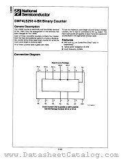 DM74LS293M datasheet pdf National Semiconductor