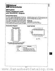 DM74LS533N datasheet pdf National Semiconductor