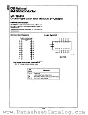 DM74LS563WM datasheet pdf National Semiconductor