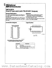 DM74LS573N datasheet pdf National Semiconductor